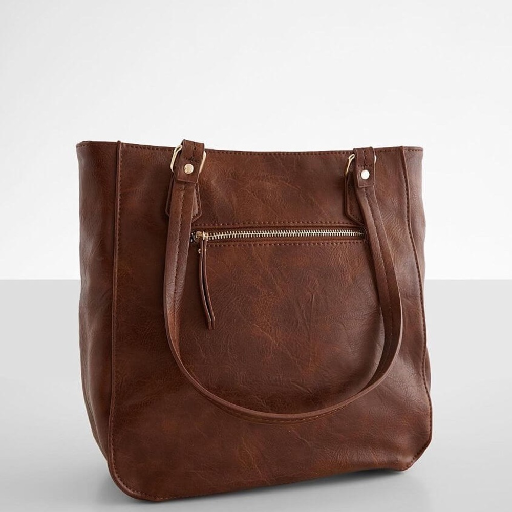 Madison West Vegan Leather Tote - Picture 5 of 9